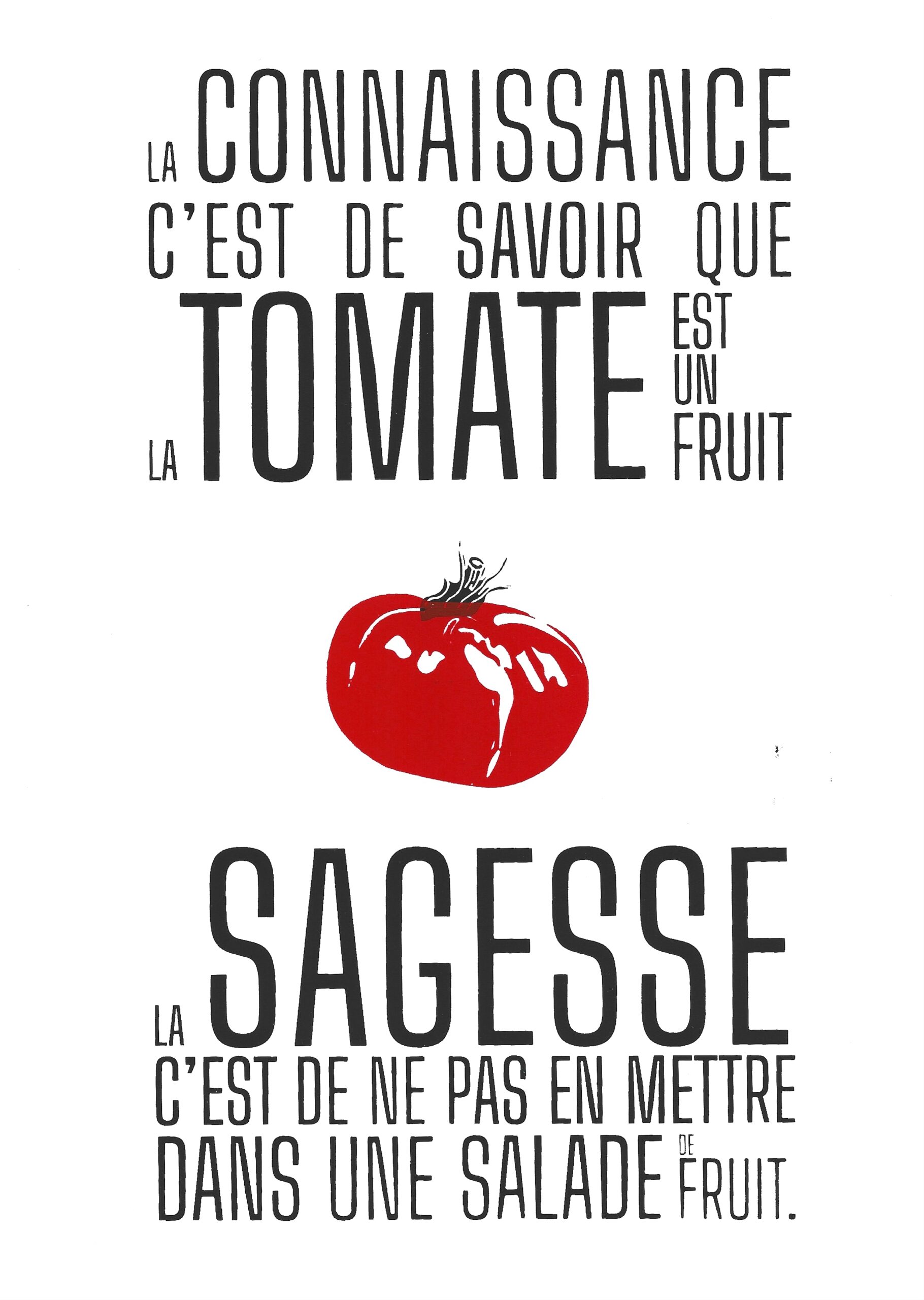 sérigraphie tomate